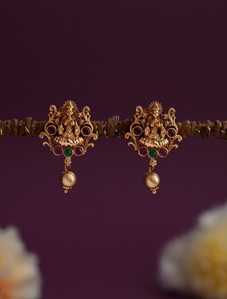 Traditional Lakshmi Ear Studs