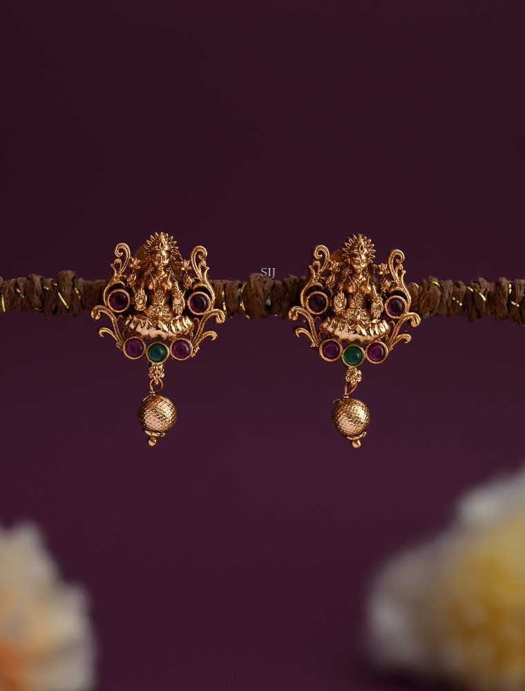 Traditional Lakshmi Ear Studs