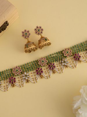 Imitation Kundan AD Stones Choker