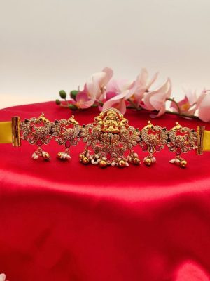 Beaded Drop AD Lakshmi Kids Hip Belt