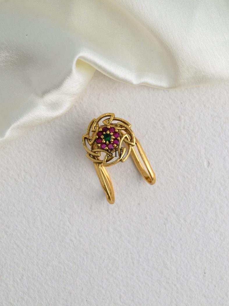 Gold Plated Flower Design Ring