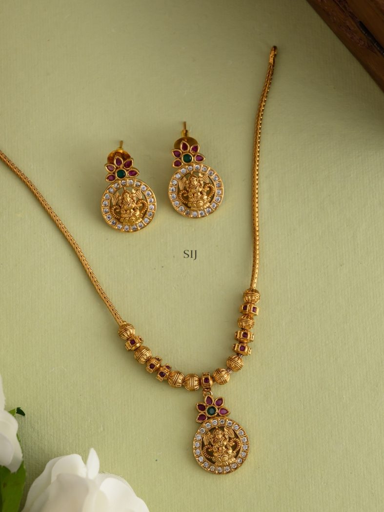 Gold Plated Radhika Necklace