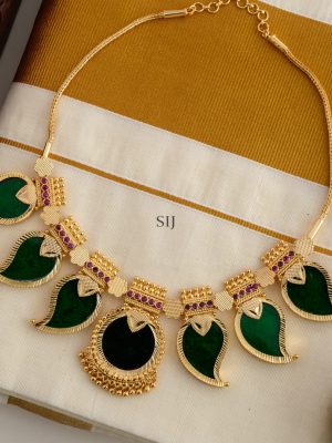 Mango Palakka Design Bridal Necklace