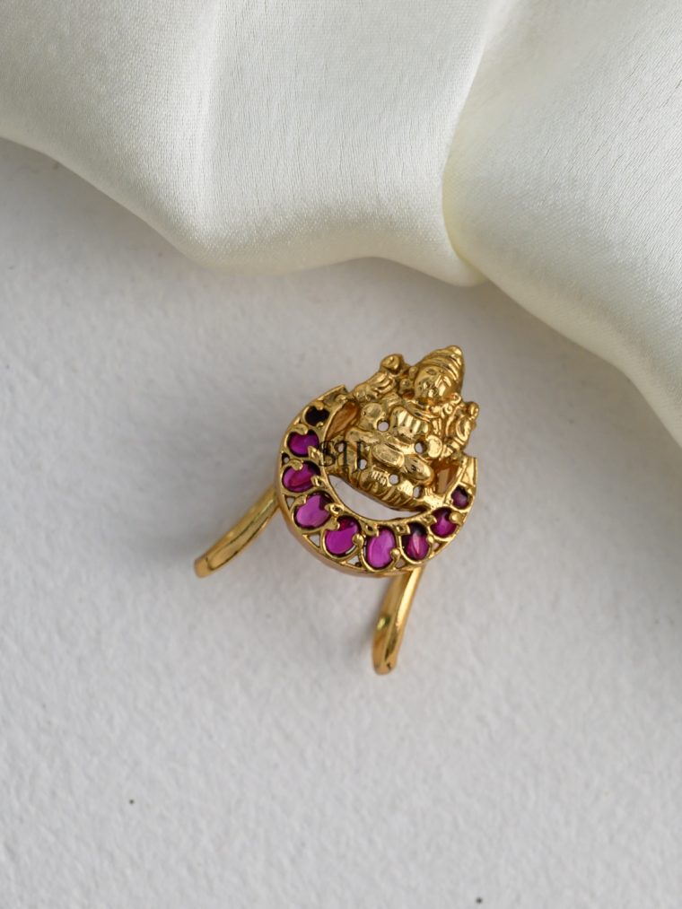 Traditional Lakshmi Devi Finger Ring