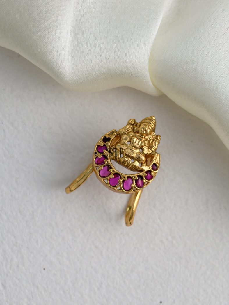 Traditional Lakshmi Devi Finger Ring