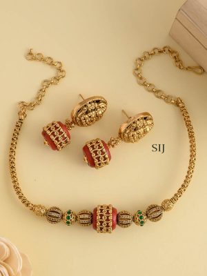 Artificial Statement Necklace Set