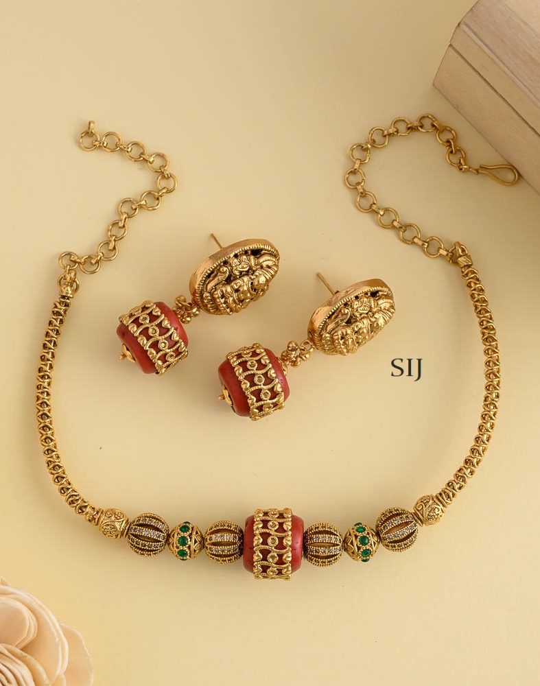 Artificial Statement Necklace Set