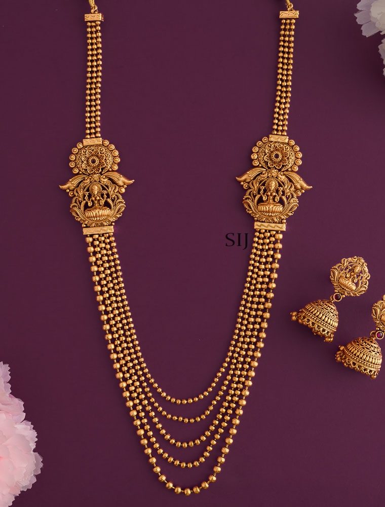 5 layer Antique lakshmi Haram