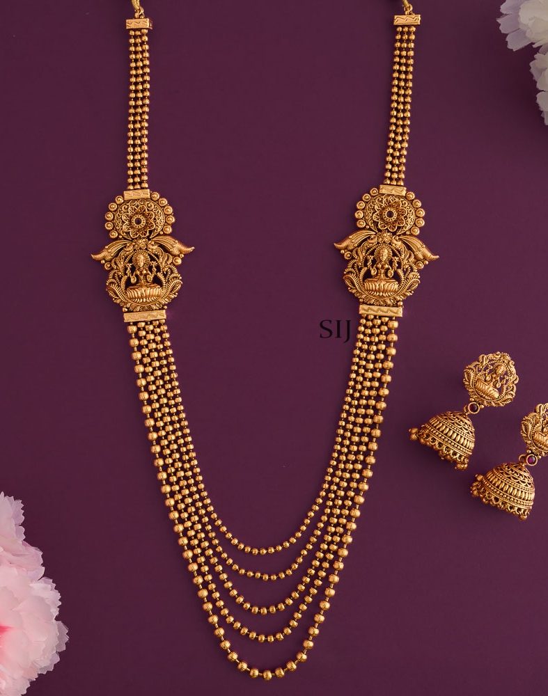 5 layer Antique lakshmi Haram