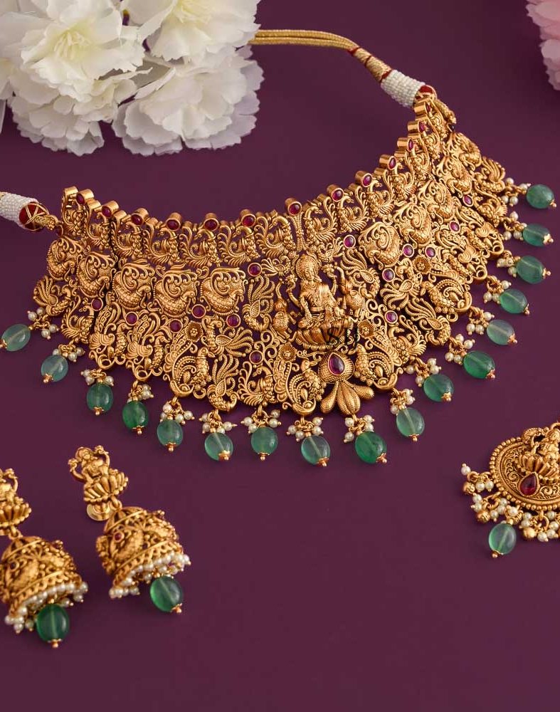 Imitation Bridal Lakshmi Choker Set