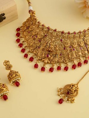 Artificial Bridal Lakshmi Choker Set