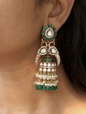 Imitation JadauImitation Jadau Kundan Jhumkas Kundan Jhumkas