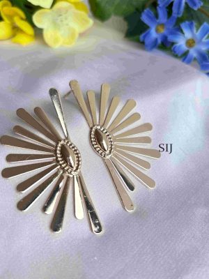 Artificial Half Sun Earrings