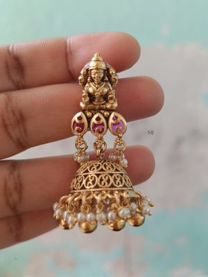 Traditional Gayathri Devi and Dual Peacock Necklace