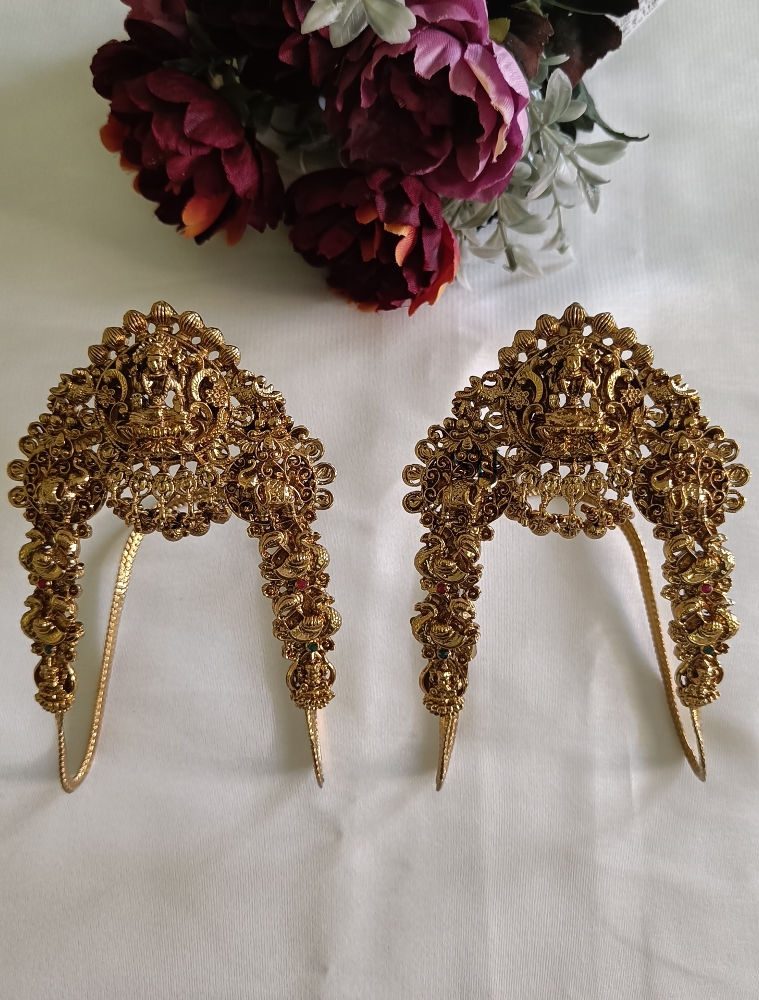 Antique Lakshmi Bridal Vanki / Armlets