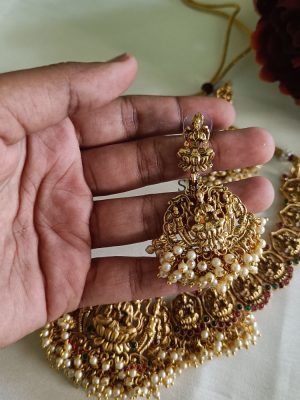 Traditional Lakshmi Necklace Set