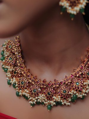 Traditional Kemp Stones Bridal Necklace