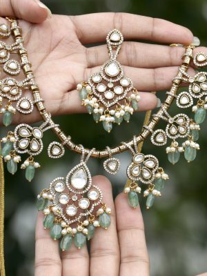 Maharani Bridal Moissanite Necklace