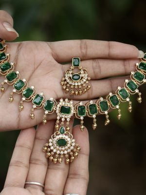 Multicolor Stones Kalpana AD Choker