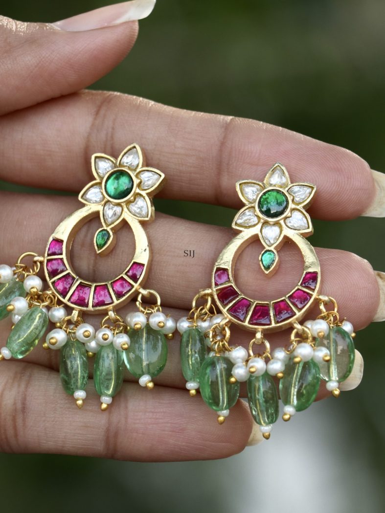 Noor-E-Chand Jadau Kundan Earrings