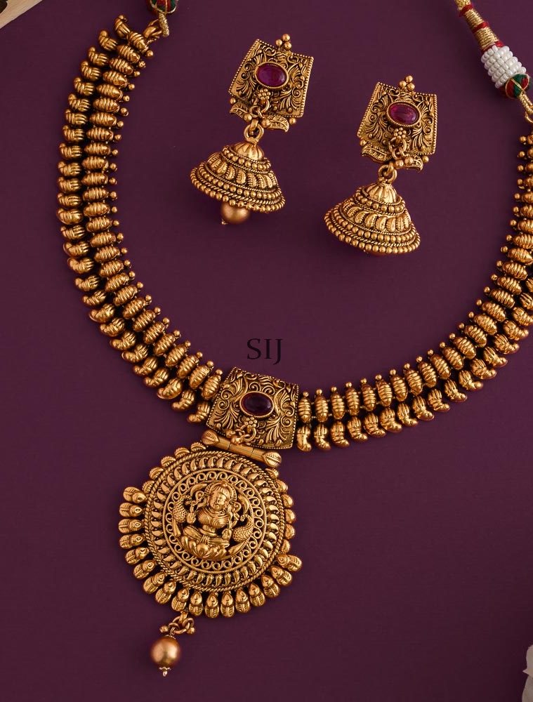 Traditional Antique Lakshmi Necklace