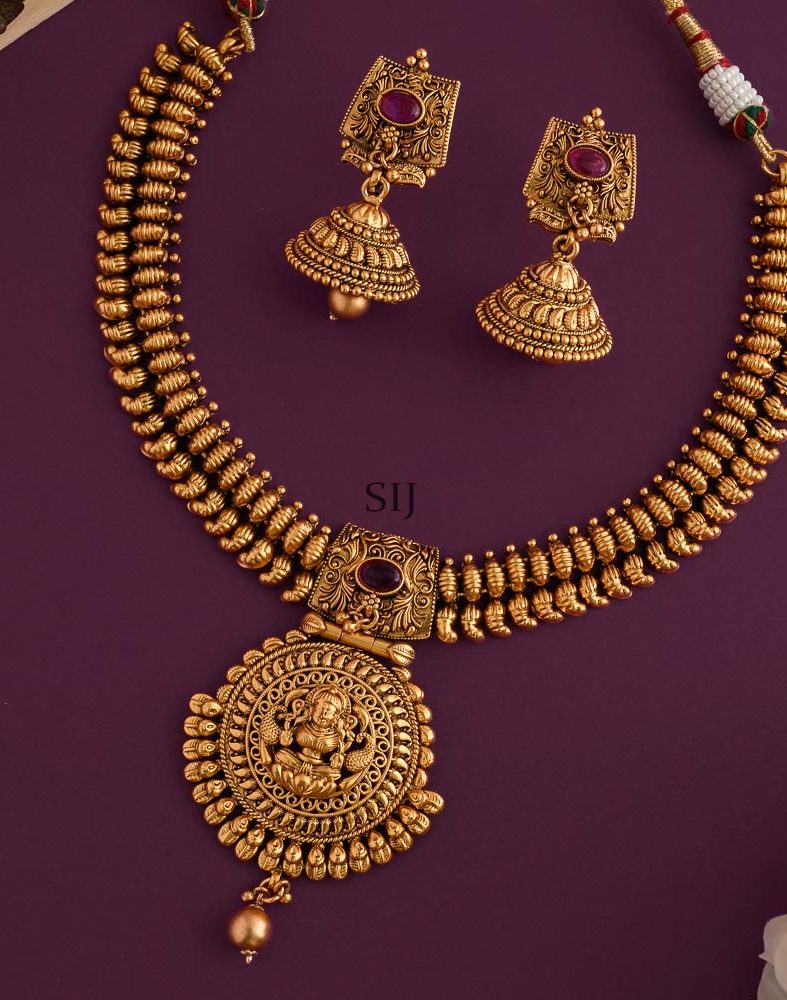 Traditional Antique Lakshmi Necklace