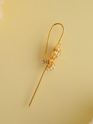 Traditional Jadau Kundan Mango Design Ear Cuffs