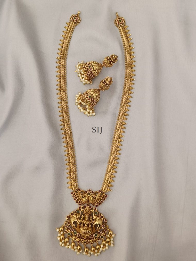 Traditional Lakshmi Pendant Long Haram