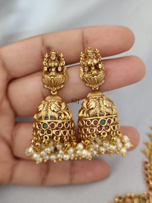 Traditional Lakshmi Pendant Long Haram