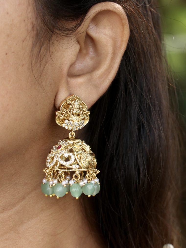 Traditional Raj Lakshmi Jhumkas