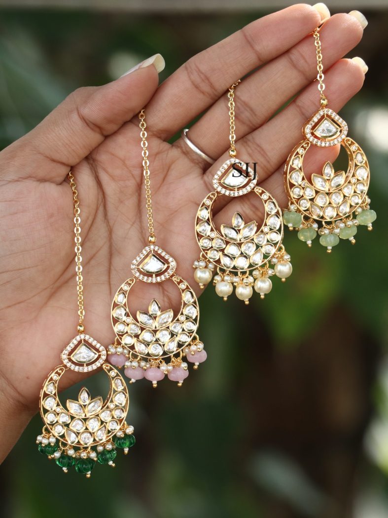 Imitation Kundan Stones Maang Tikka