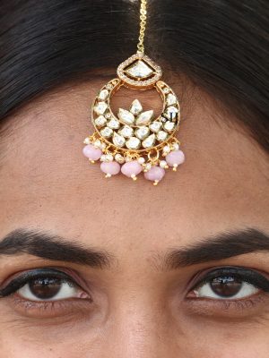 Imitation Kundan Stones Maang Tikka