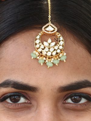 Imitation Kundan Stones Maang Tikka