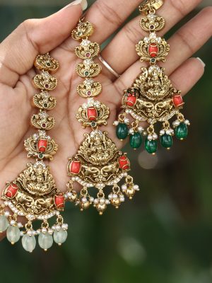 Artificial Lakshmi Design Maang Tikka