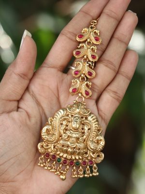 Imitation Lakshmi Maang Design Tikka