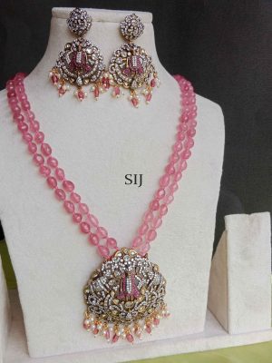 Traditional Pink Victorian Beads Haram