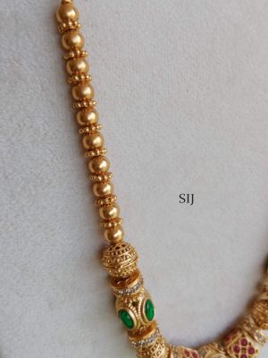 Imitation Gold Beads Necklace