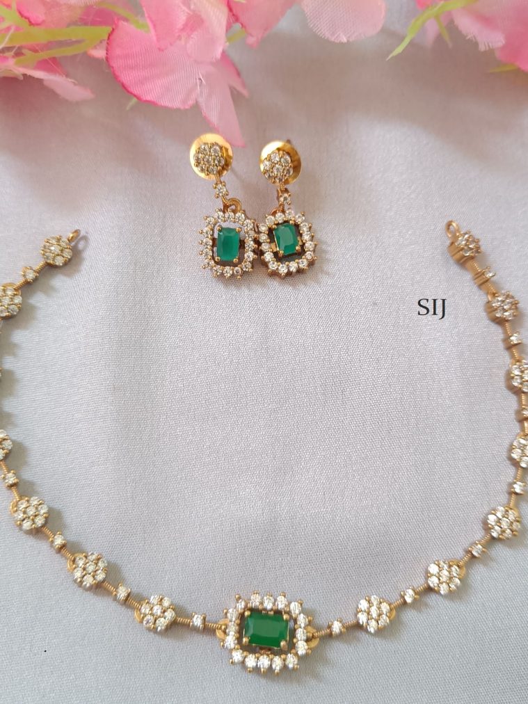 Artificial AD Stones Necklace