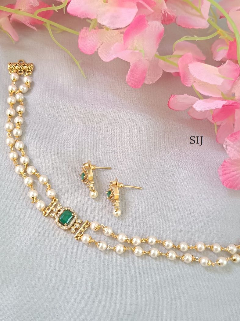 Imitation Layered Pearl Necklace