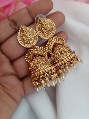 Traditional Lakshmi Jhumkas