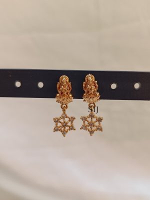 Imitation Lakshmi Star Design Earrings