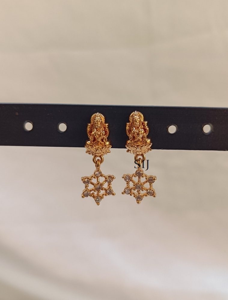 Imitation Lakshmi Star Design Earrings