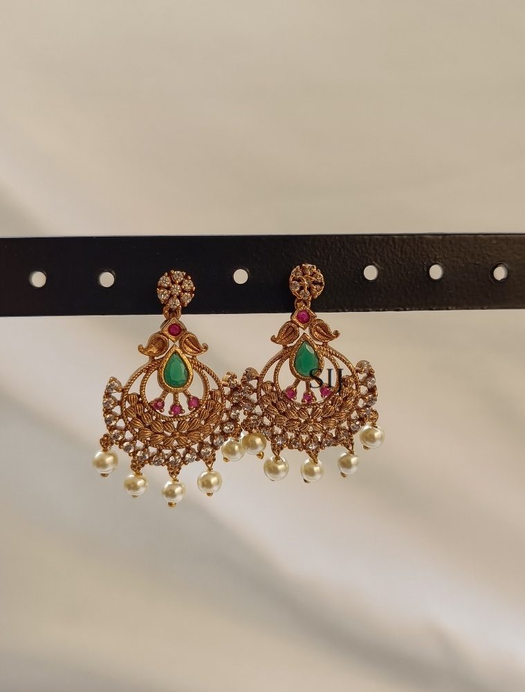 Artificial AD Stones Earrings