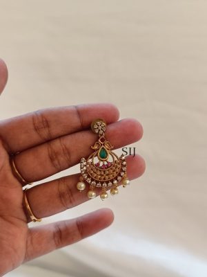 Artificial AD Stones Earrings