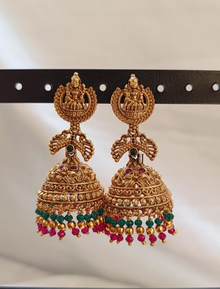 Imitatoin Lakshmi Jhumkas