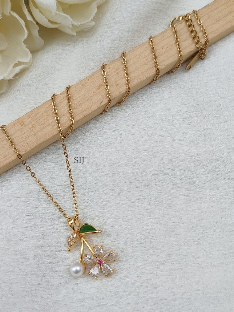 Artificial korean Rose Glod Chain