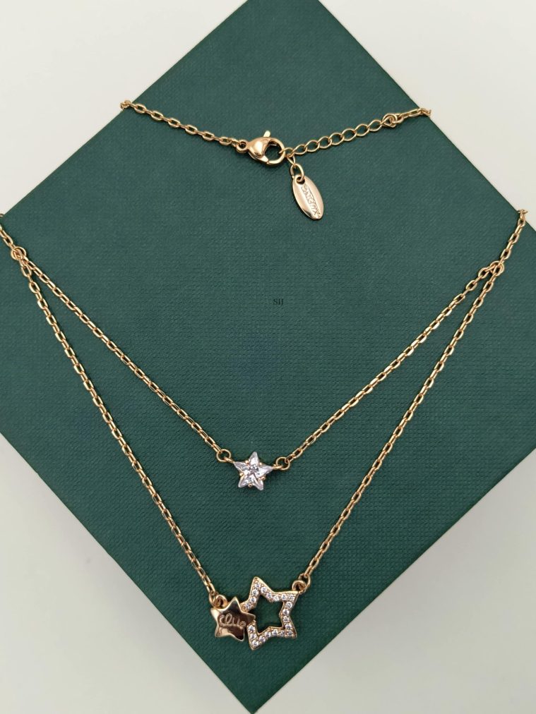 Dual layer with Star Pendant Chain