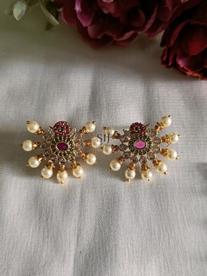 Gold Plated AD Stones Necklace