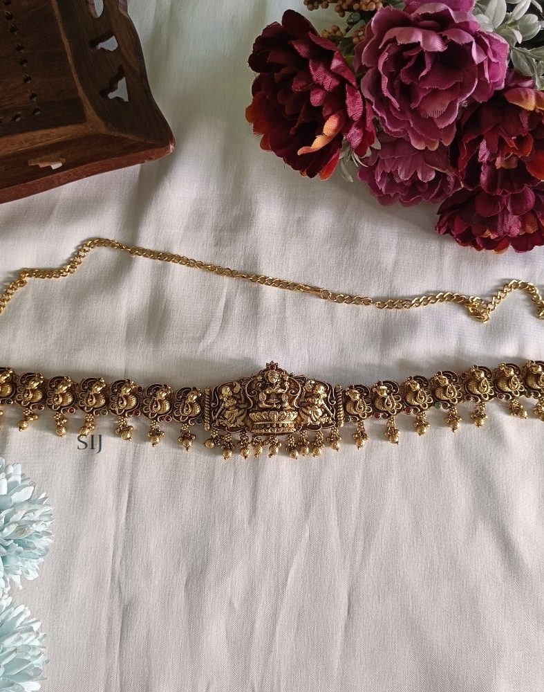 Gold Plated Lakshmi Hip Chain