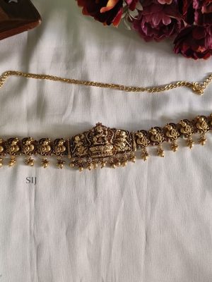 Gold Plated Lakshmi Hip Chain